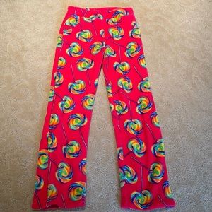 Fuzzy Rainbow lollipops